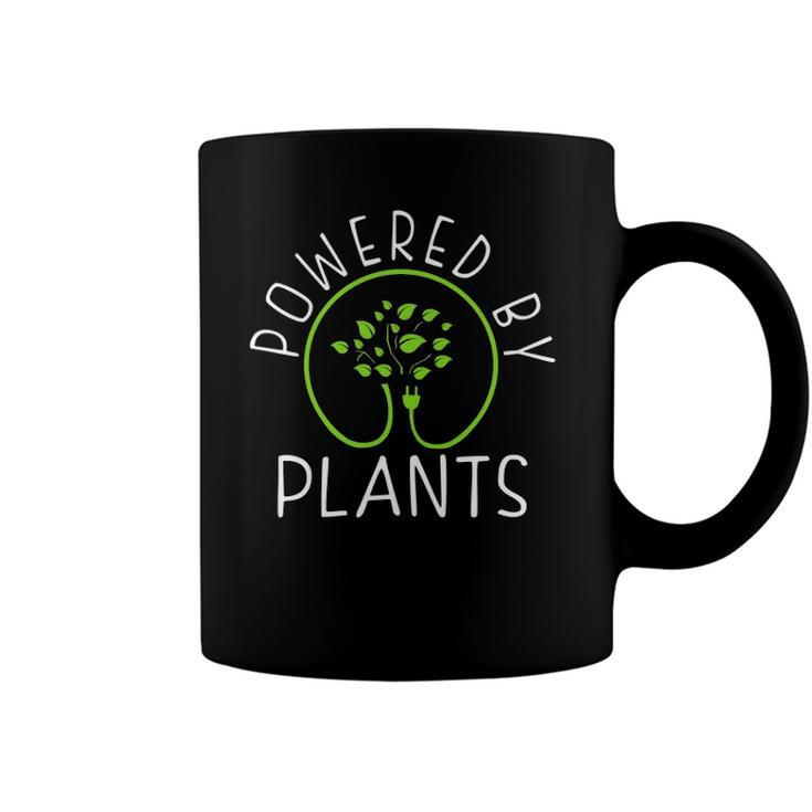 Powered By Plants Vegan Vegetarian  Coffee Mug