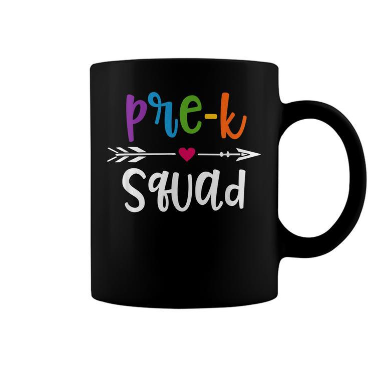 Pre-K Squad Kids Teacher Team Pre-K First Day Of School Coffee Mug