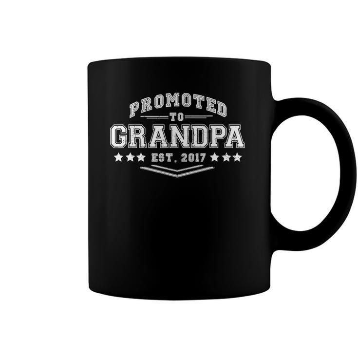 Promoted To Grandpa 2017 Congratulations Proud Tee Coffee Mug