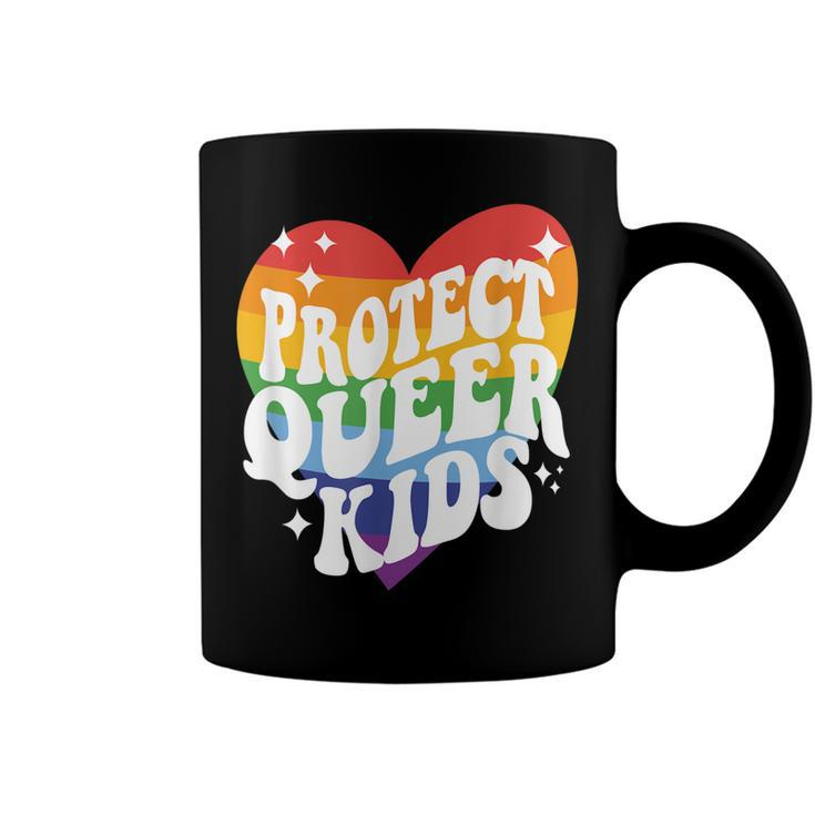 Protect Queer Kids Gay Pride Lgbt Support Queer Pride Month  Coffee Mug