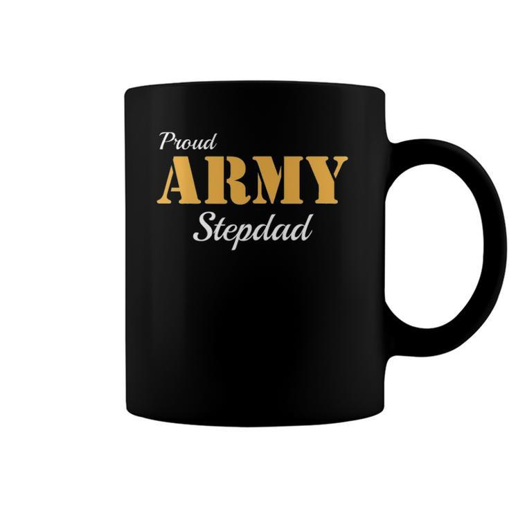 Proud Army Stepdad Fathers Day Coffee Mug