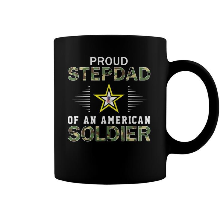 Proud Army Stepdad Of A Soldier-Proud Army Stepdad Army Coffee Mug