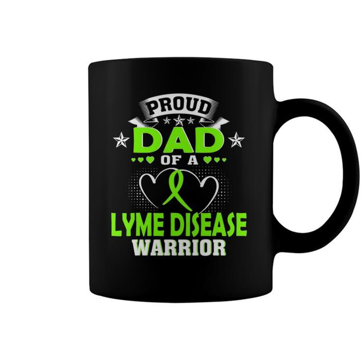 Proud Dad Of A Lyme Disease Warrior Coffee Mug