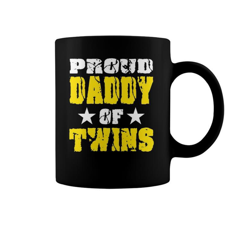 Proud Daddy Of Twins Dad Father Coffee Mug