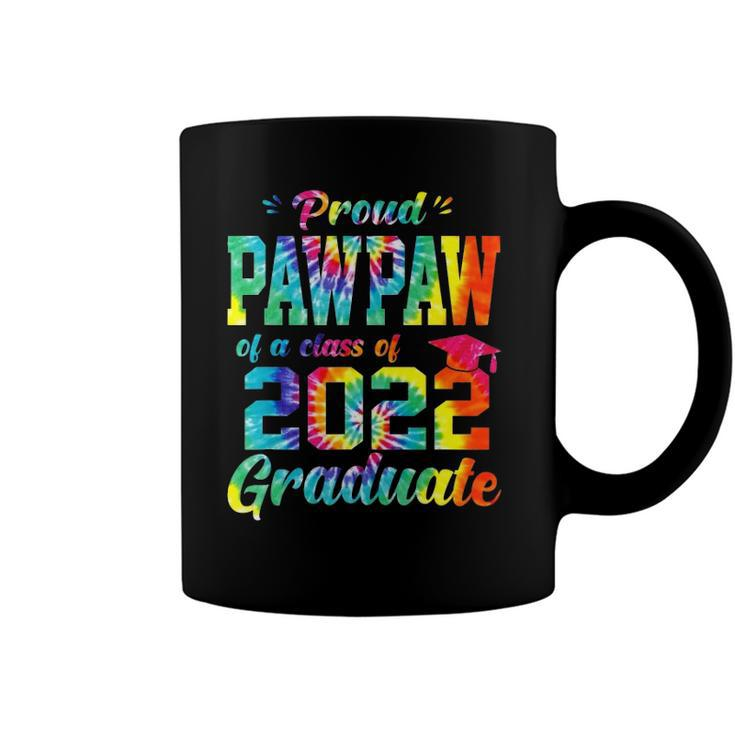 Proud Pawpaw Of A Class Of 2022 Graduate Tie Dye Coffee Mug