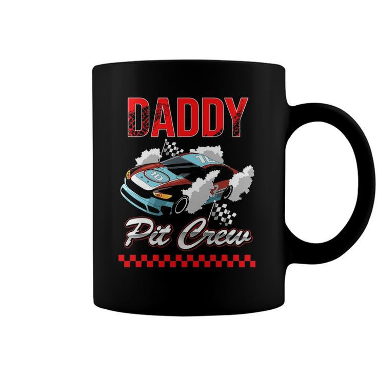 Race Car Birthday Party Racing Family Daddy Pit Crew Funny Coffee Mug