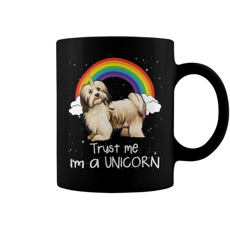 Rainbow Havanese Trust Me Im A Unicorn Dog Coffee Mug