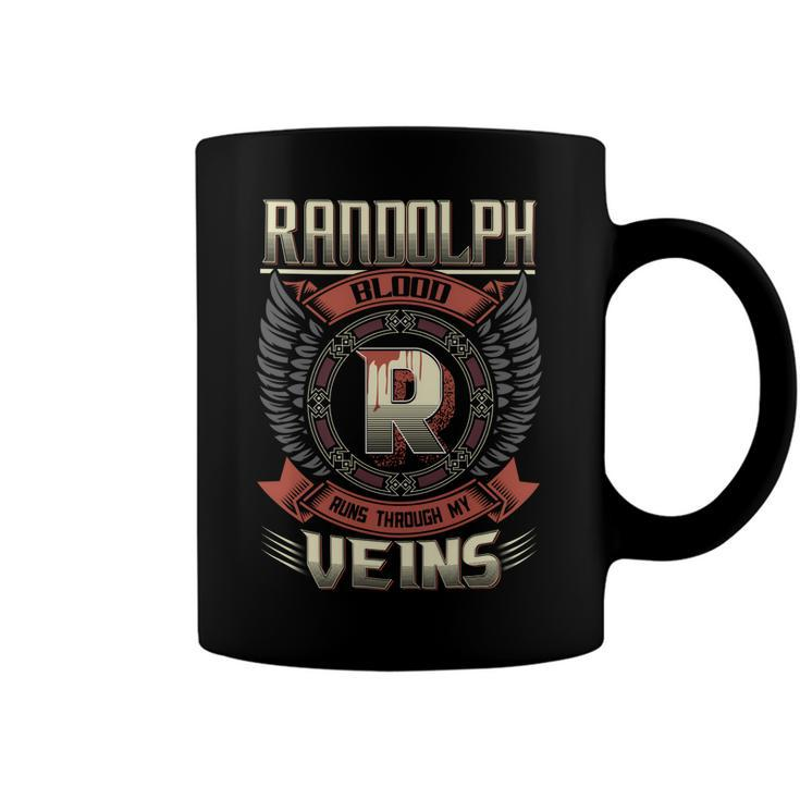 Randolph Blood  Run Through My Veins Name Coffee Mug