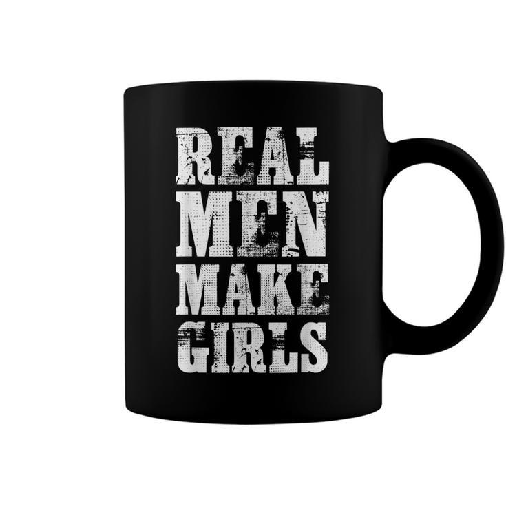 Real Men Daughter Funny Fathers Day Gift Dad  Coffee Mug