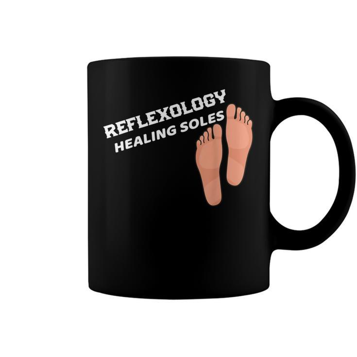 Reflexology Massage Therapist  Reflexology Healing Soles Coffee Mug