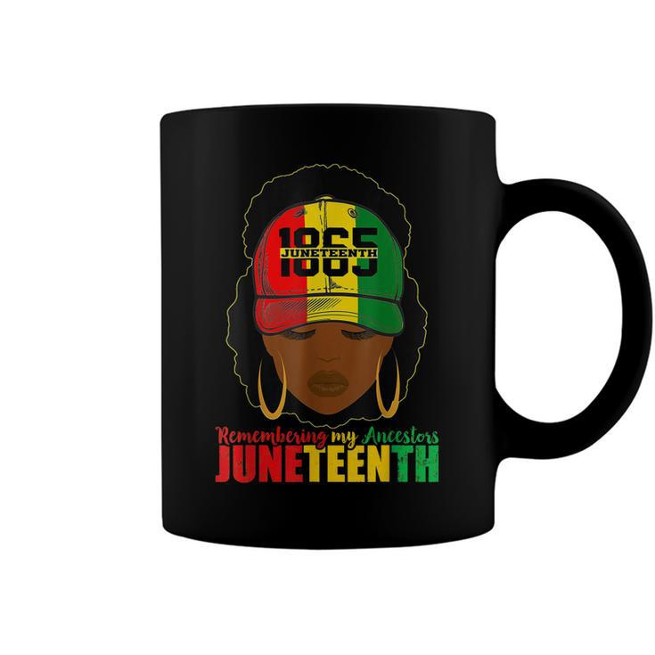 Remembering My Ancestors Junenth Black Women Black Pride  Coffee Mug