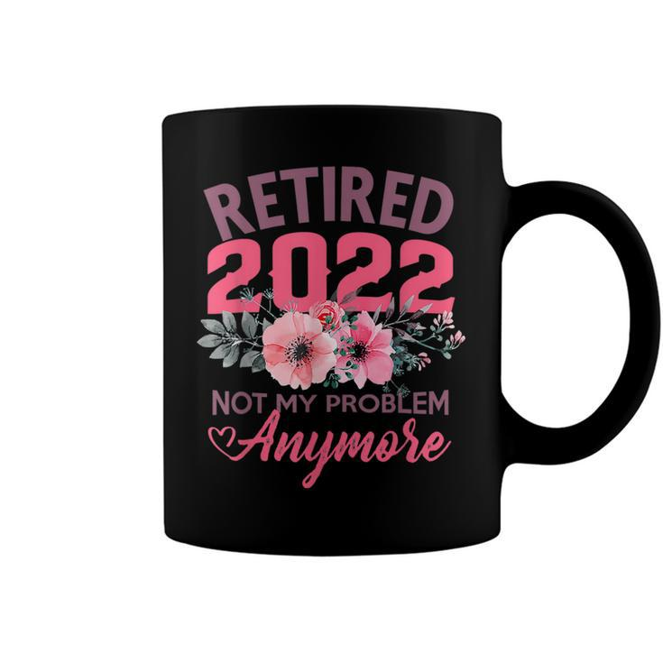 Retired 2022  Retirement Gifts For Women 2022 Cute Pink  Coffee Mug