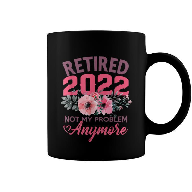 Retired 2022 Shirt Retirement Gifts For Women 2022 Cute Pink  V2 Coffee Mug