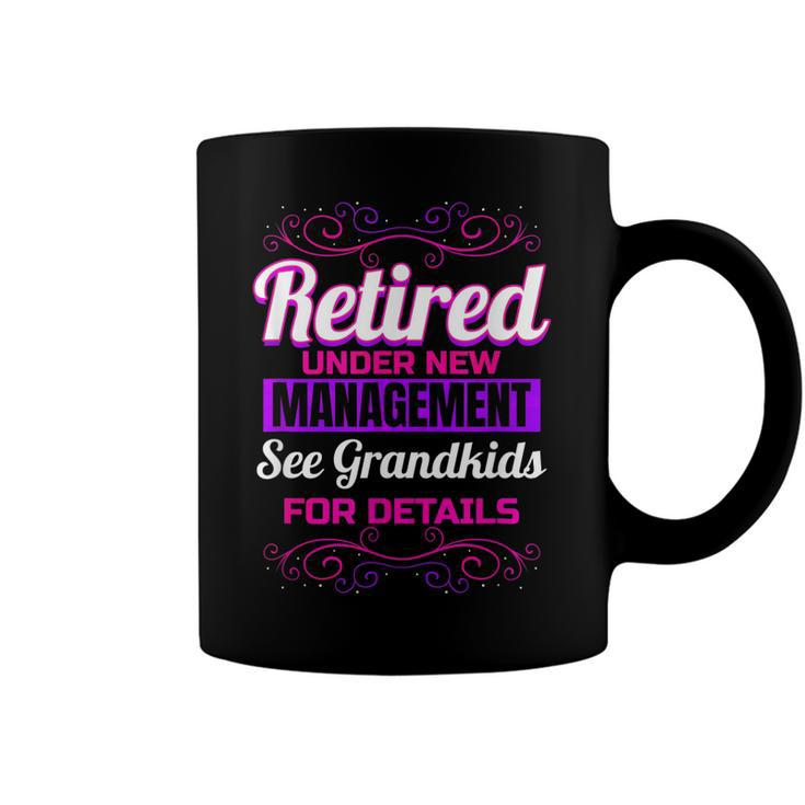 Retired Grandma Retirement Grandkids Retiree Farewell Party  Coffee Mug