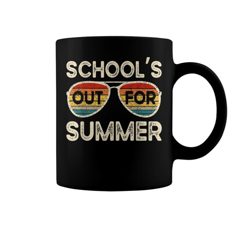 Retro Last Day Of School Schools Out For Summer Teacher  Coffee Mug