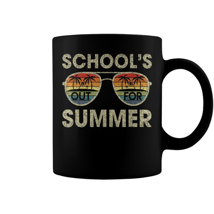 Retro Last Day Of School Schools Out For Summer Teacher Gift  Coffee Mug