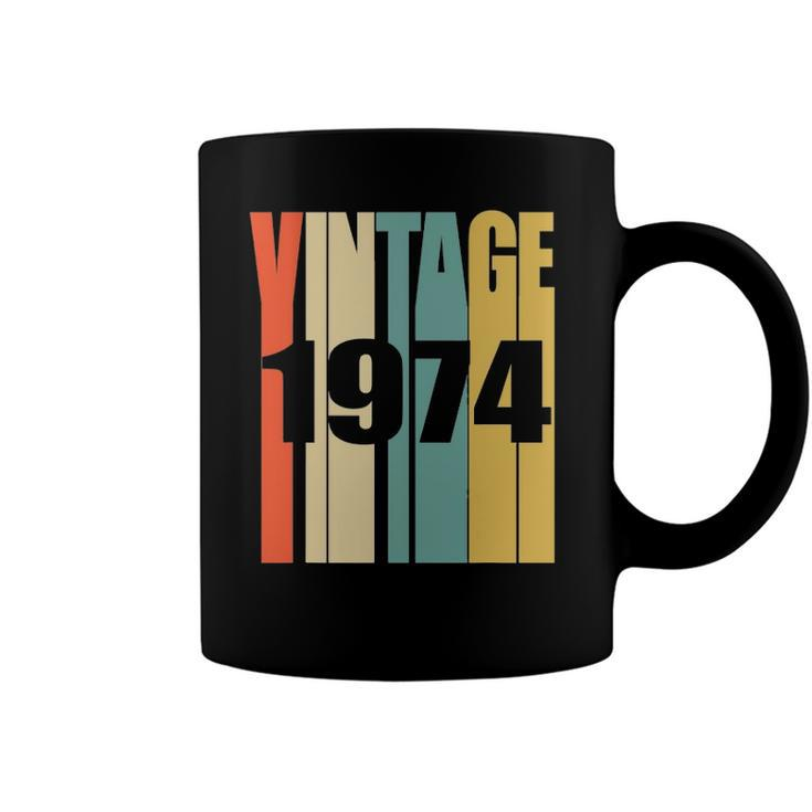 Retro Vintage 1974  48 Yrs Old Bday 1974 48Th Birthday Coffee Mug
