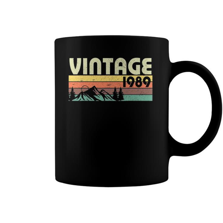 Retro Vintage 1989 Graphics 33Rd Birthday Gift 33 Years Old Coffee Mug