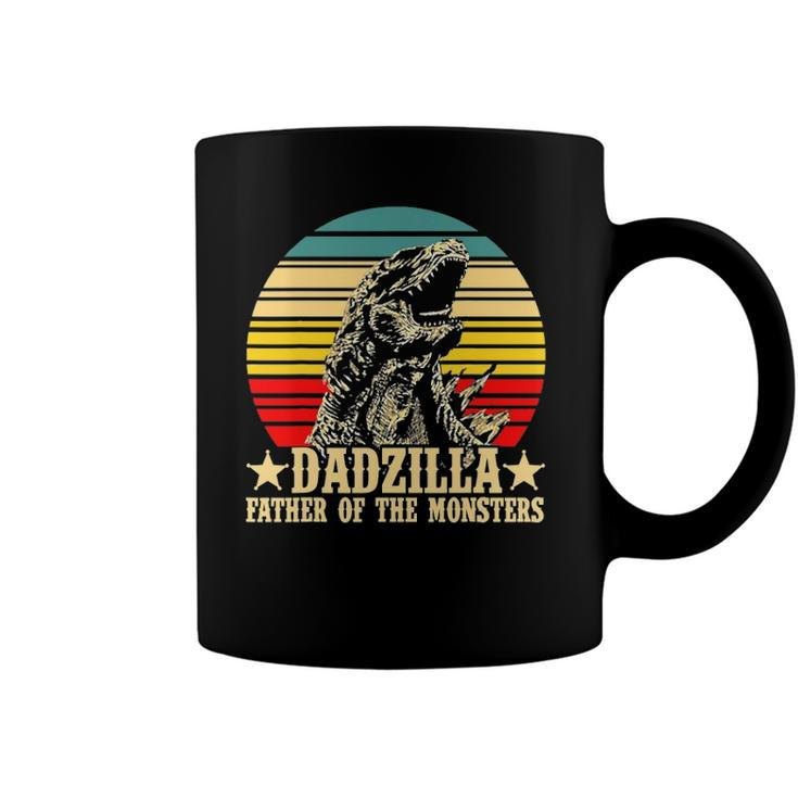 Retro Vintage Dadzilla Father Of The Monsters Coffee Mug