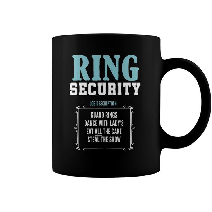 Ring Security Cute Wedding Ring Bearer Yup Im The Ring Dude Coffee Mug