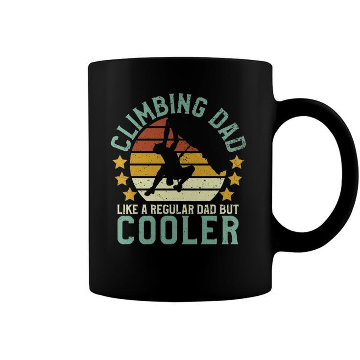 Rock Climbing Dad Mountain Climber Funny Fathers Day Gift  Coffee Mug