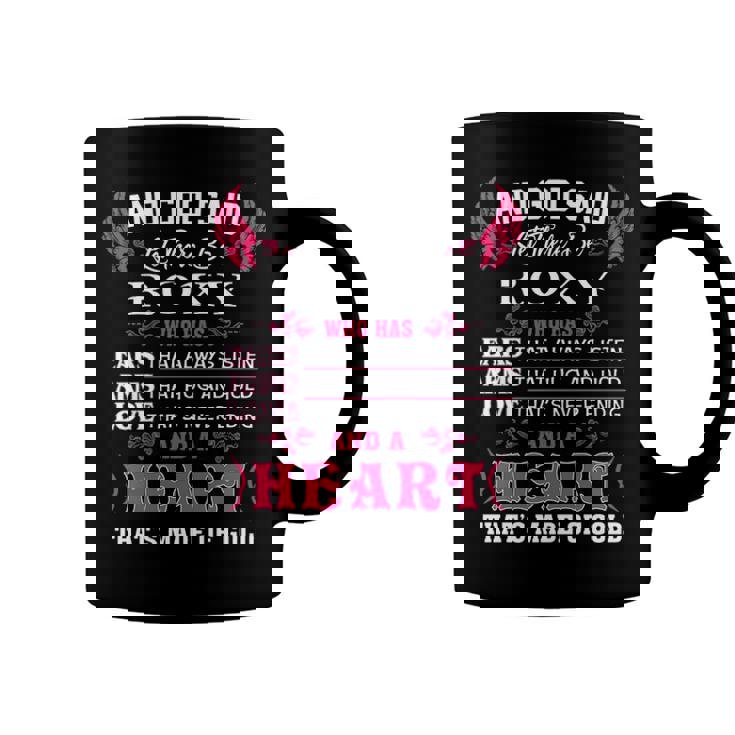 Roxy Name Gift And God Said Let There Be Roxy Coffee Mug