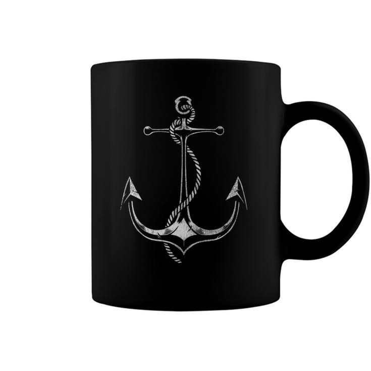 Sailboat Anchor Sailing Boater Captain Coffee Mug