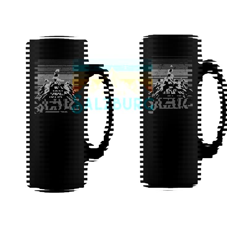 Salzburg Austria Vintage Mountains Souvenir Gift Coffee Mug