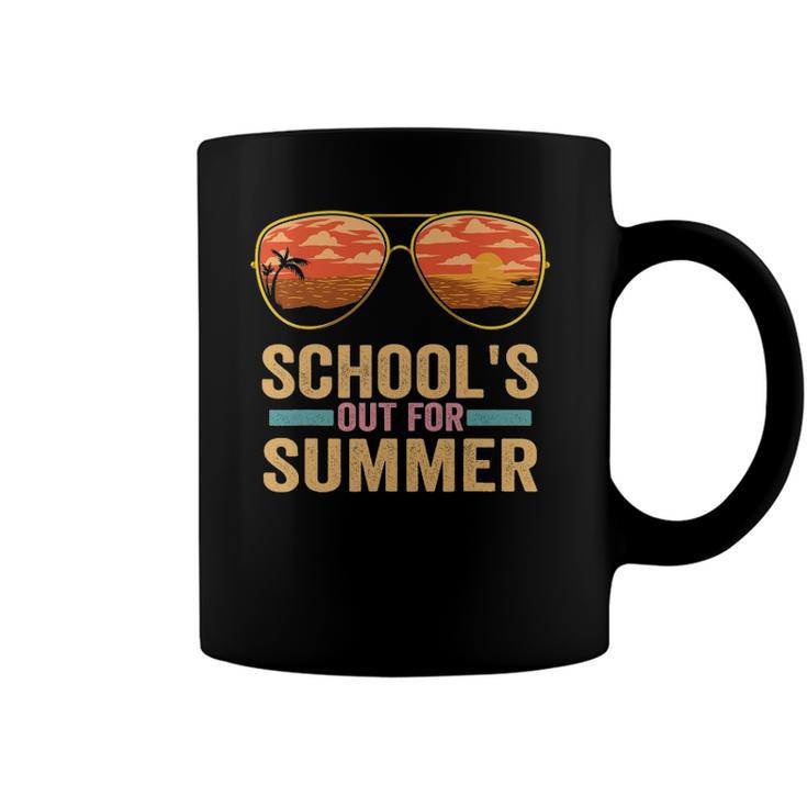 Schools Out For Summer Sunglasses Teacher Last Day Of School Coffee Mug