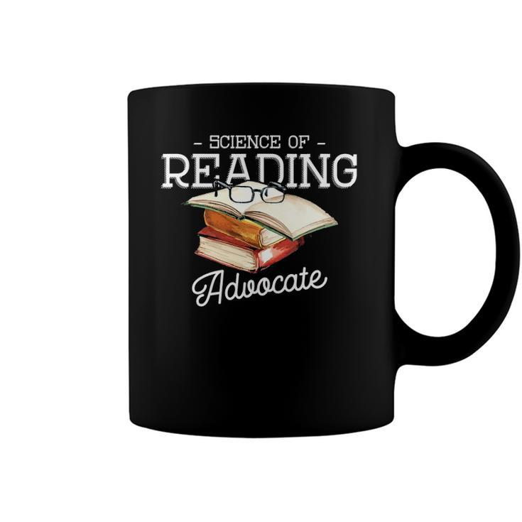 Science Of Reading Advocate Books Literature Book Reader Coffee Mug