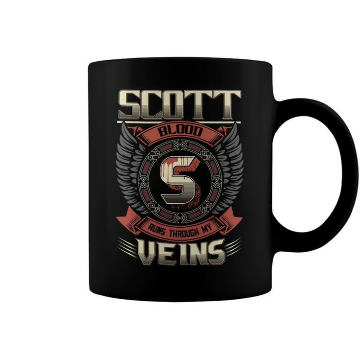 Scott Blood  Run Through My Veins Name V3 Coffee Mug