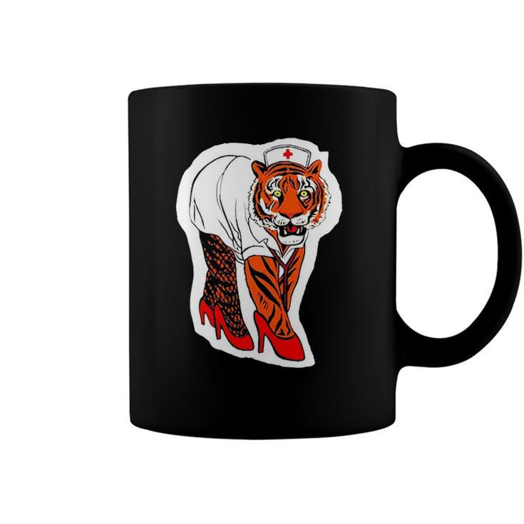 Sexy Tiger Nurse Tiger Lover Gift Coffee Mug
