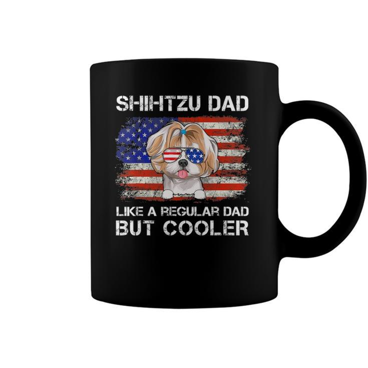 Shihtzu Dad Like A Regular Dad But Cooler Dog Dad Coffee Mug