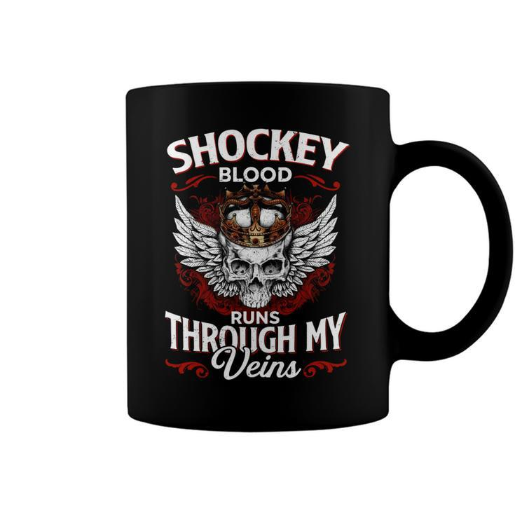 Shockey Blood Runs Through My Veins Name Coffee Mug
