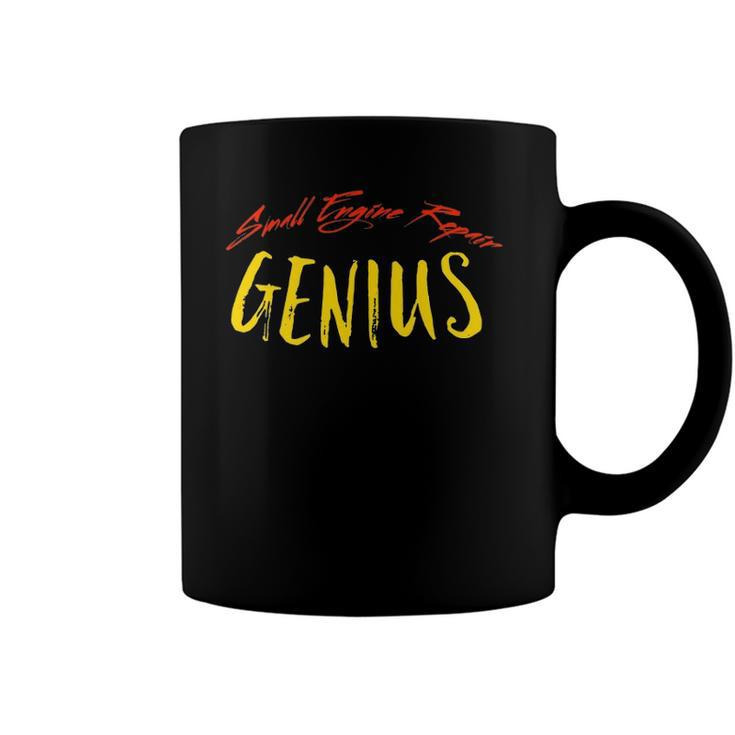Small Engine Repair Genius Engine Mechanic Coffee Mug