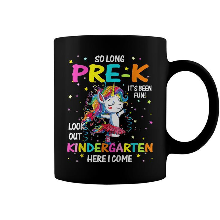 So Long Pre-K Kindergarten Here I Come Graduation Girls 2022  Coffee Mug