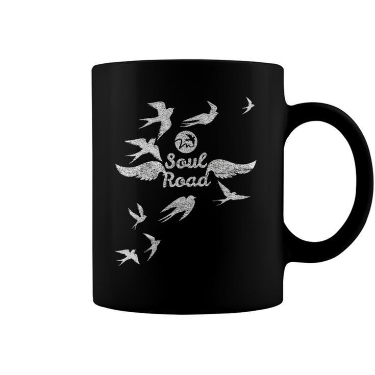 Soul Road With Flying Birds Coffee Mug