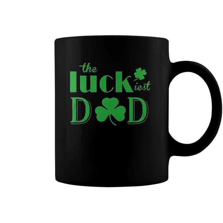 St Patricks Day The Luckiest Dad Coffee Mug