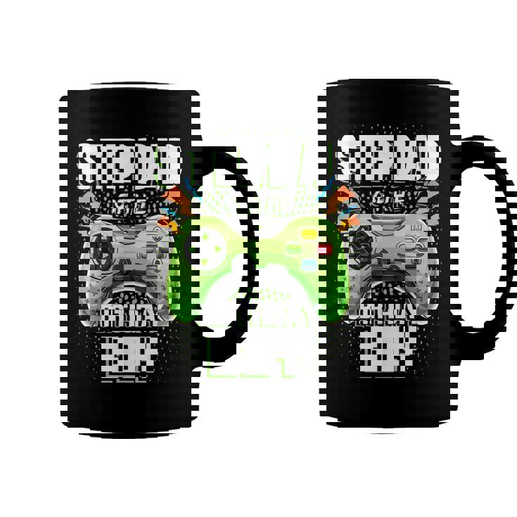 Stepdad Of The Birthday Boy Matching Family Video Game Party  Coffee Mug