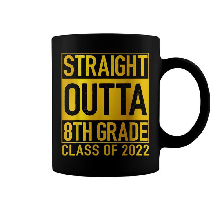 Straight Outta 8Th Grade Graduation 2022 Class Eighth Grade  V3 Coffee Mug