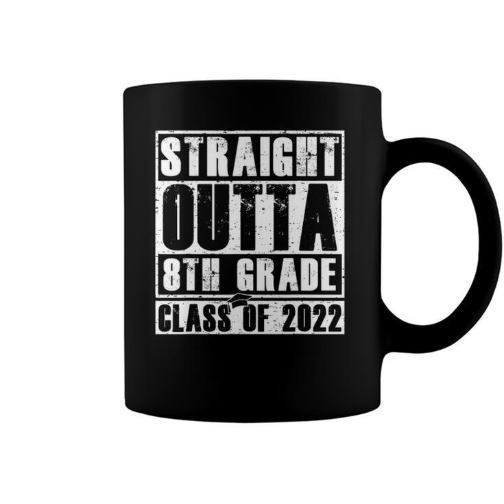 Straight Outta 8Th Grade School Class 2022 Graduation Gifts Coffee Mug