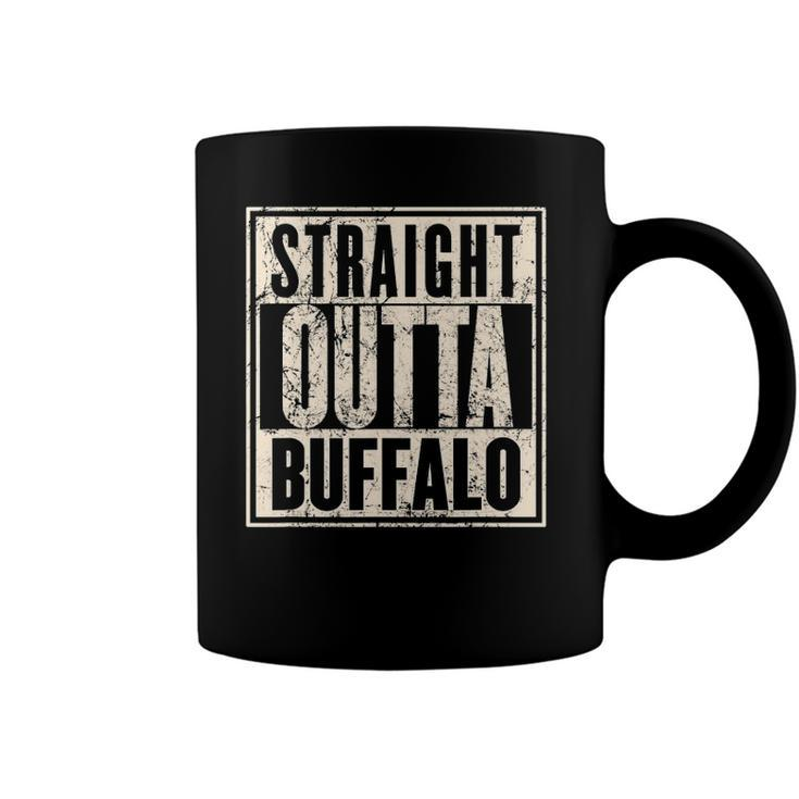 Straight Outta Buffalo Retro Vintage Coffee Mug