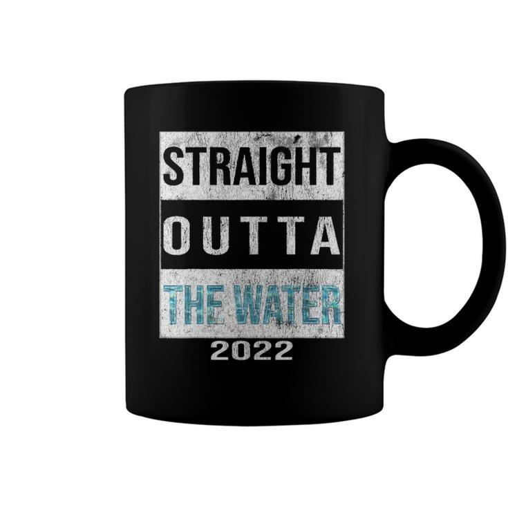 Straight Outta The Water Cool Christian Baptism 2022 Vintage Coffee Mug