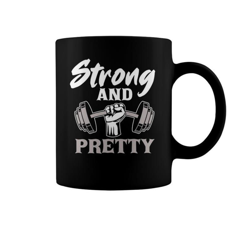 Strong And Pretty Gym Fitness Sport Bodybuilding Coffee Mug