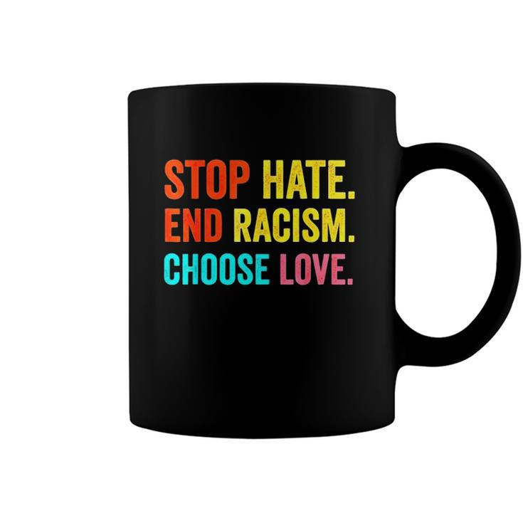 Strong Buffalo Usa Pray For Buffalo Stop Hate End Racism Choose Love Coffee Mug