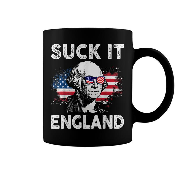 Suck It England Funny 4Th Of July George Washington 1776  Coffee Mug