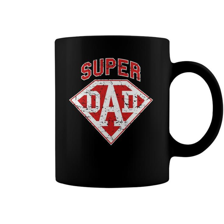 Super Dad Superhero Daddy Tee Funny Fathers Day Outfit Coffee Mug