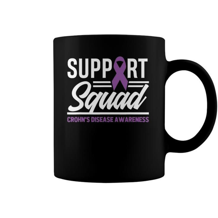 Support Squad Crohns Disease Warrior Crohns Awareness Coffee Mug