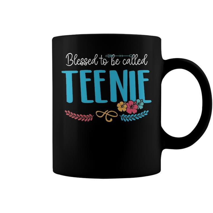 Teenie Grandma Gift   Blessed To Be Called Teenie Coffee Mug