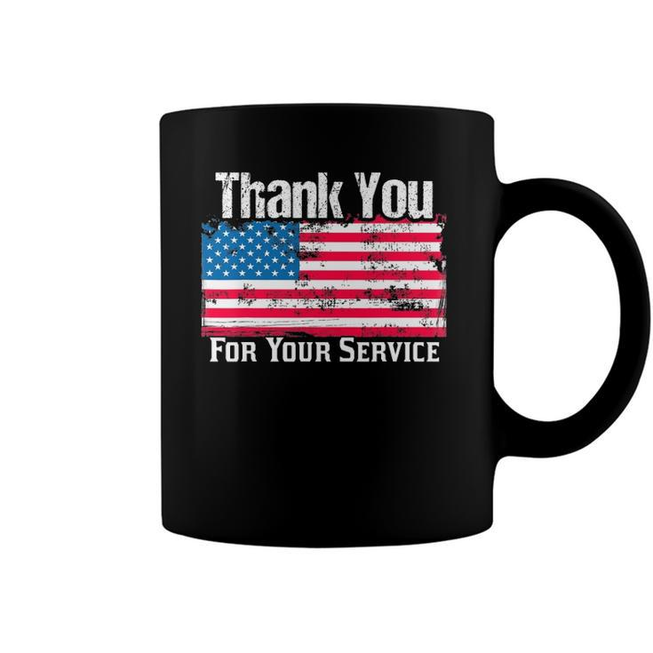 Thank You For Your Servicemilitary Policeman Fireman Coffee Mug